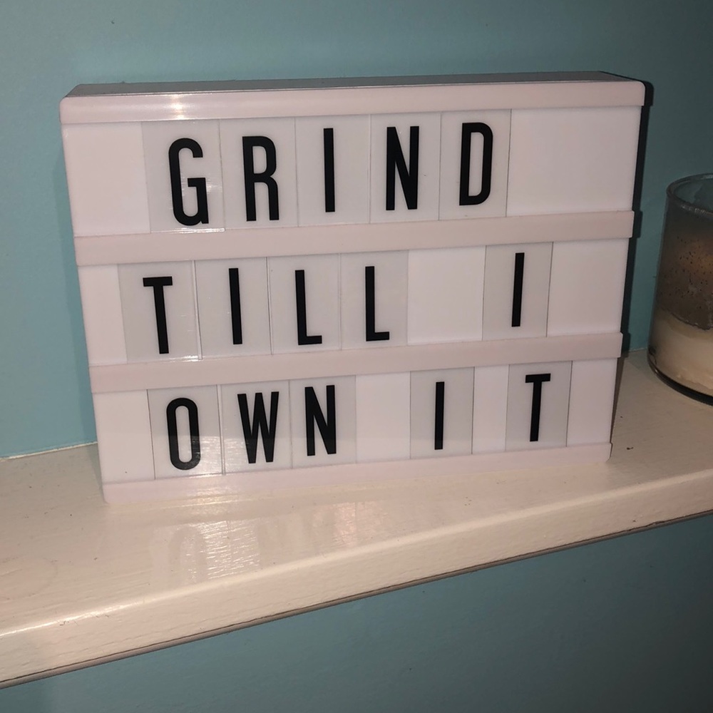 Mini light up letter box